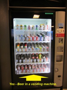 Beer in a Vending Machine