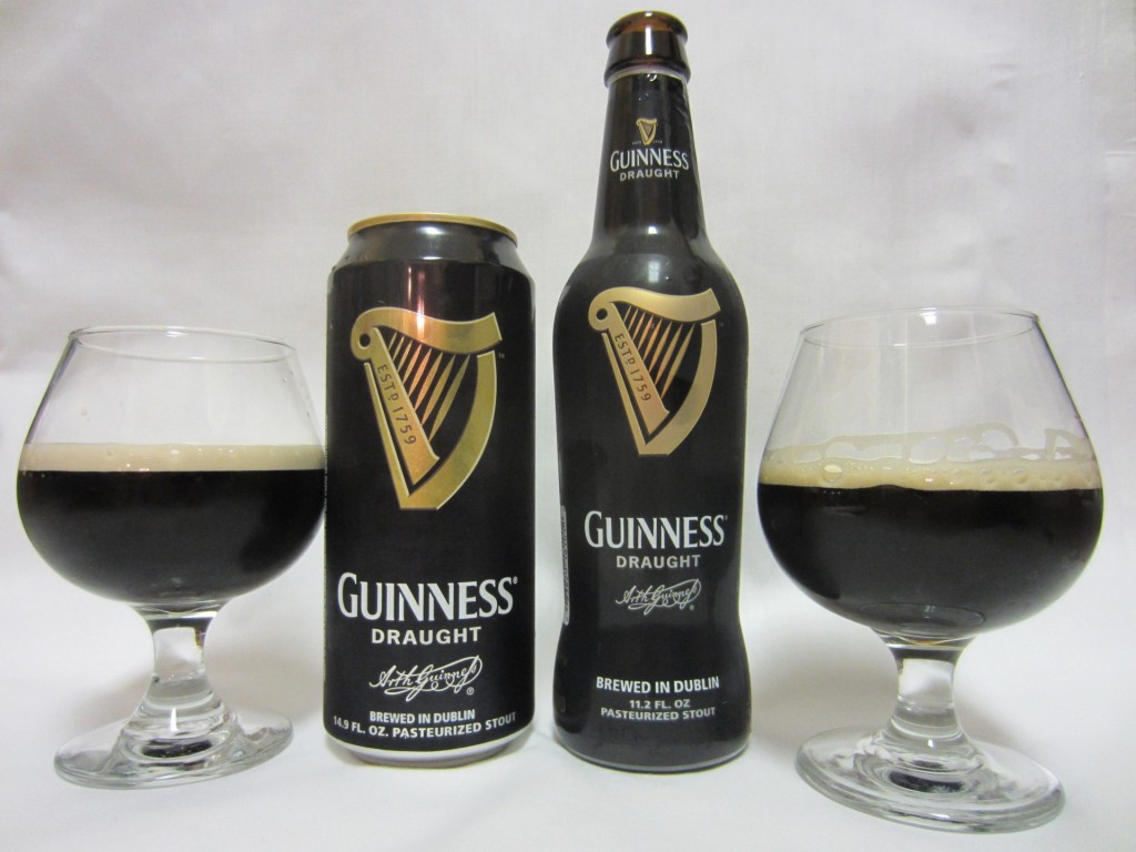 Guinness Draght- Can vs. Bottle