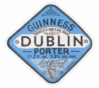 Guinness Dublin Porter Label