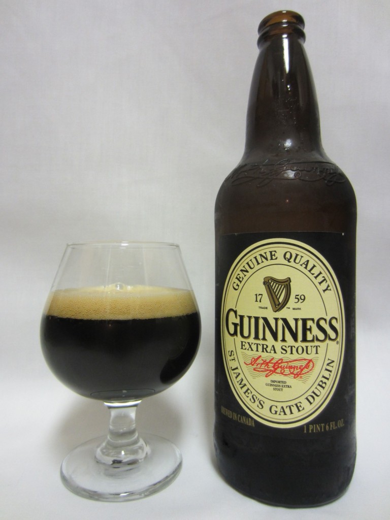 Guinness Extra Stout in glass