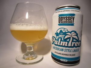 Palm Tree Caribbean Lager (Odyssey Beerwerks)