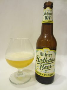 Shiner Birthday Beer 107 - Hoppy Pilsner (Spoetzl Brewery/Shiner)