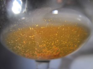 Floaties in Seven-Year-Old Wheat Beer Floaties in Seven-Year-Old Wheat Beer