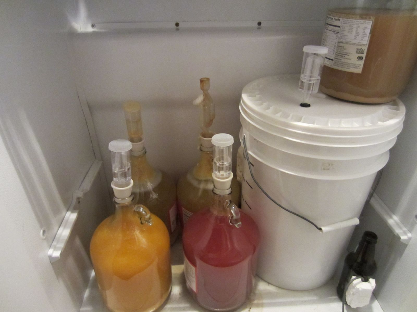 Fermenting Cider in a Temperature Controlled Refrigerator