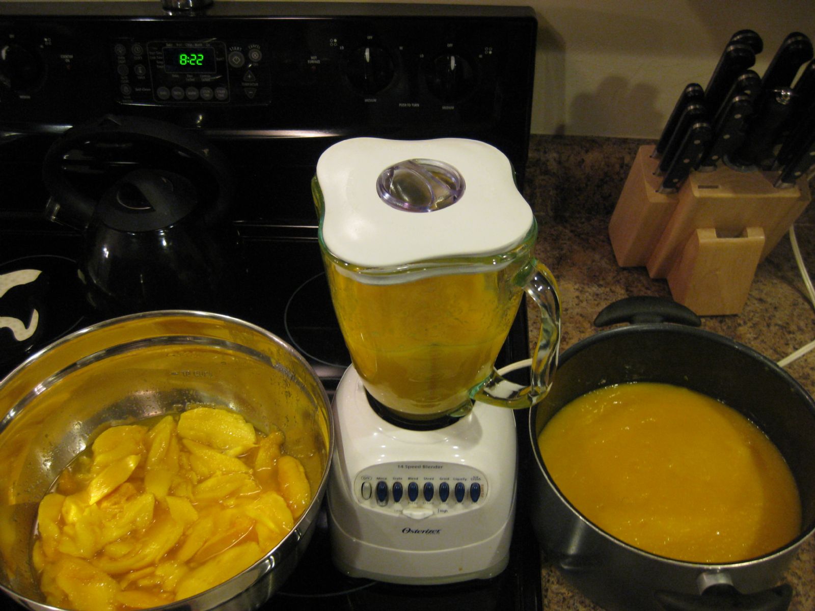 Making Mango Puree
