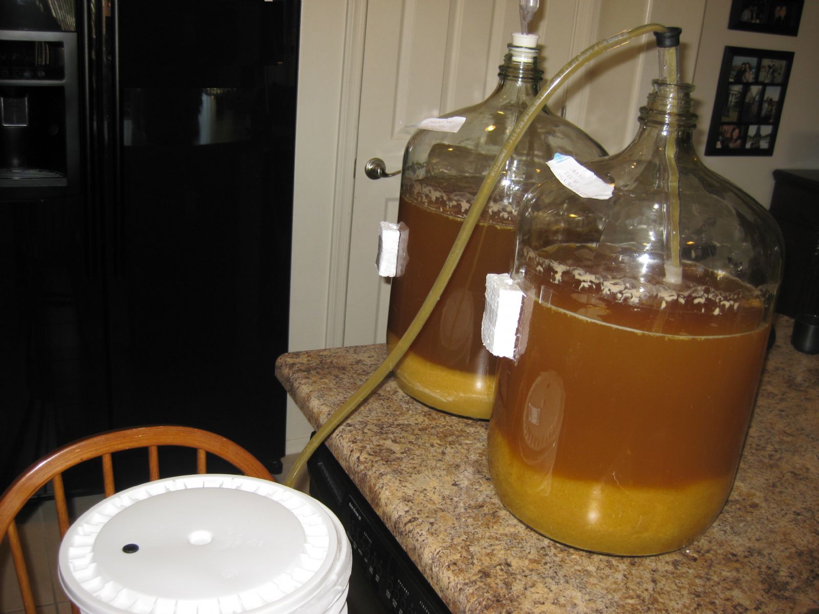 Siphoning Beer into a Bottling Bucket