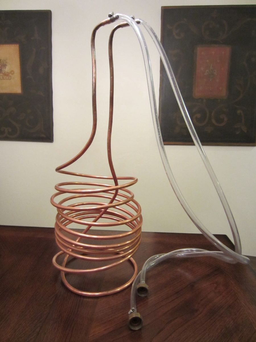 Homemade Immersion Wort Chiller