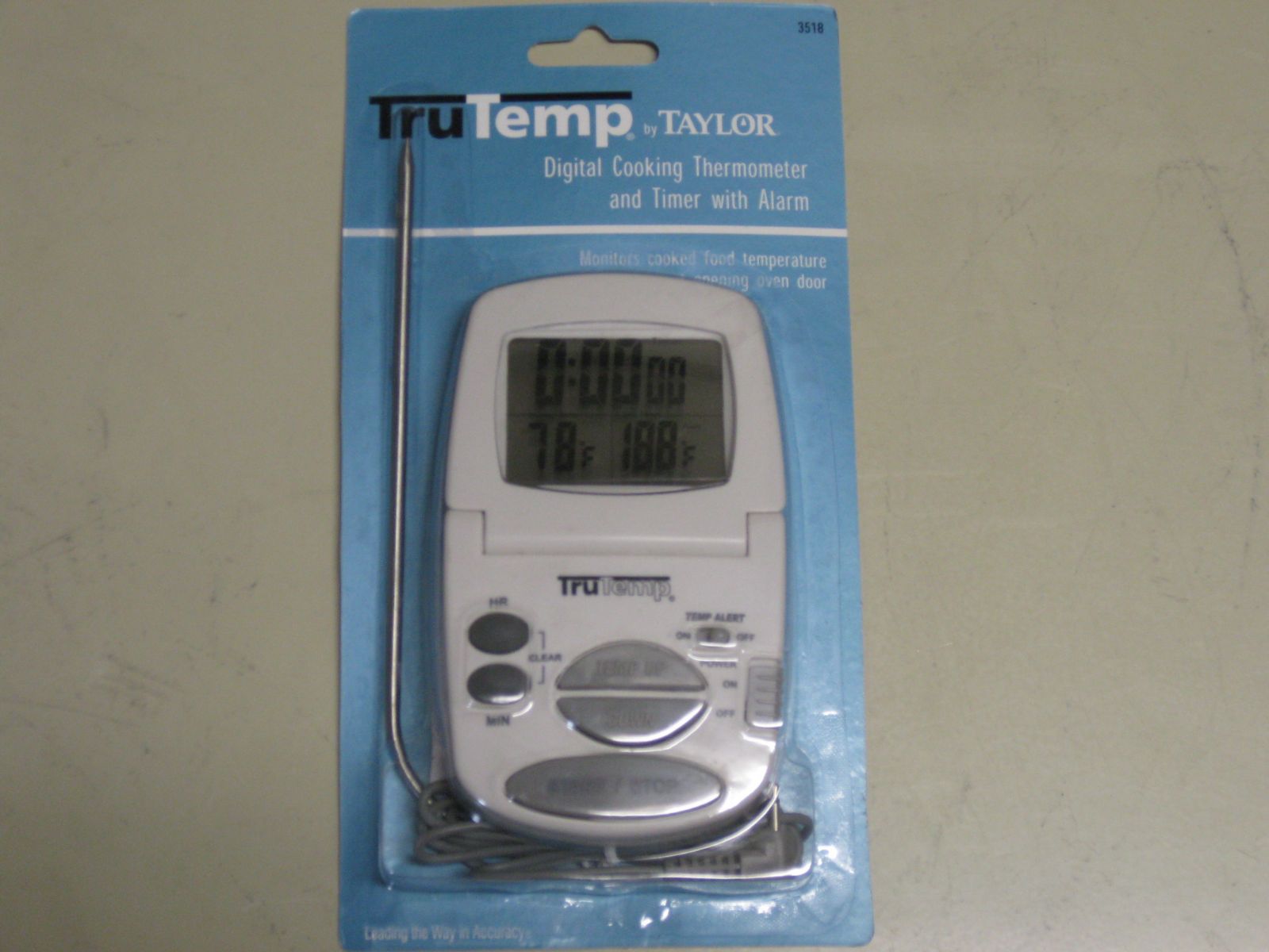 Taylor Precision Products Digital Cooking Thermometer/Timer