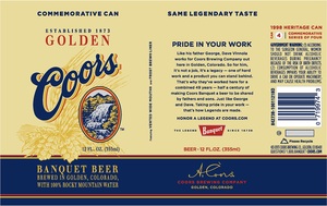 Coors Banquet December 2012