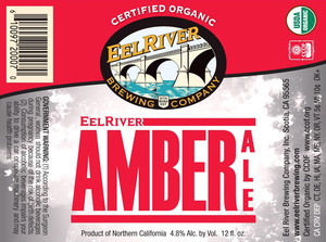 Eel River Brewing Co., Inc. Amber Ale December 2012