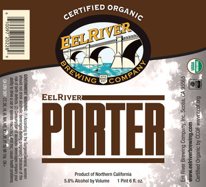 Eel River Brewing Co., Inc. Porter December 2012