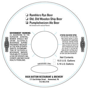 Rock Bottom Pumpkelweizen