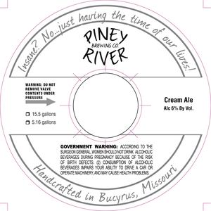 Piney River Brewing Co. LLC December 2012