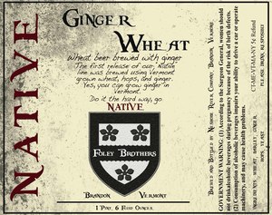 Neshobe River Company Ginger Wheat