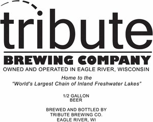 Tribute Brewing Co. Frozen Oval Lager
