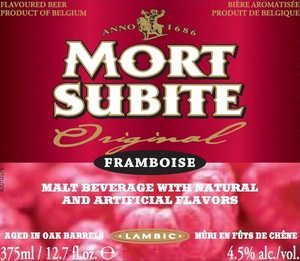 Mort Subite Framboise January 2013