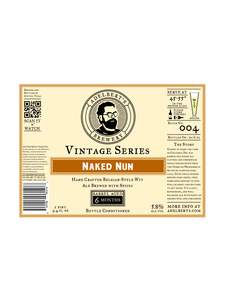 Adelbert's Brewery Vintage Series Naked Nun January 2013