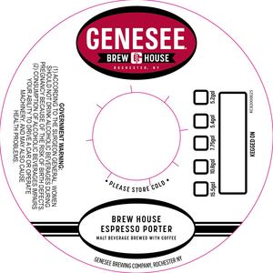 Genesee Brew House Espresso Porter