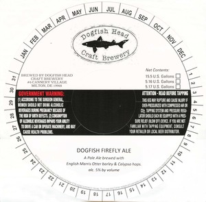 Dogfish Head Craft Brewery, Inc. Dogfish Firefly January 2013