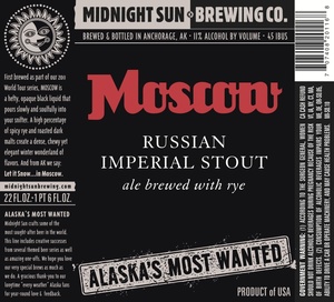 Midnight Sun Brewing Company Moscow December 2012