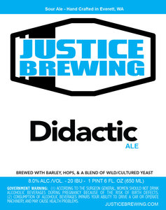 Justice Brewing Didactic December 2012