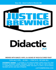 Justice Brewing Didactic