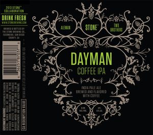 Stone Dayman Coffee IPA January 2013