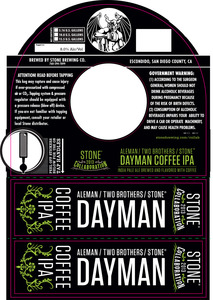 Stone Dayman Coffee IPA January 2013