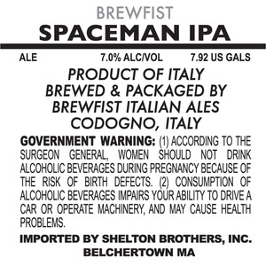 Brewfist Space Man IPA