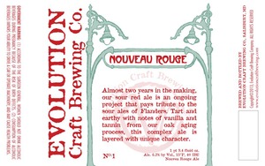 Evolution Craft Brewing Company Nouvea Rouge