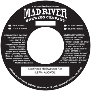 Steelhead Hefeweizen January 2013