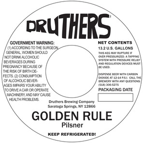 Golden Rule Pilsner January 2013
