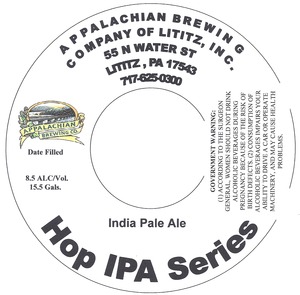 Appalachian Brewing Co Hop IPA Series January 2013