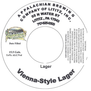Appalachian Brewing Co Vienna Style Lager