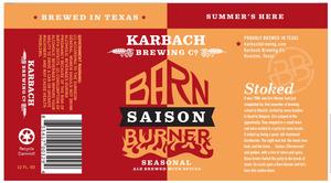 Karbach Brewing Co. Barn Burner January 2013