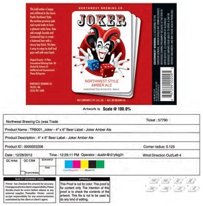 Joker Amber Ale January 2013