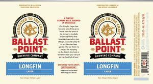 Ballast Point Brewing Company Longfin