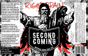 Right Brain Brewery The Second Coming January 2013