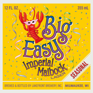 Lakefront Brewery Big Easy Imperial Maibock January 2013