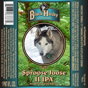 Black Husky Brewing Sproose Joose January 2013