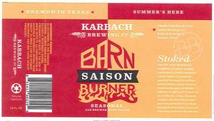 Karbach Brewing Co. Barn Burner January 2013