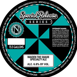 Ninkasi Brewing Company Maiden The Shade Specialty Ale