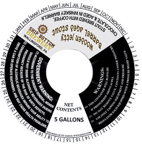 Ship Bottom Brewery Wooden Jetty Barrel Aged Stout January 2013