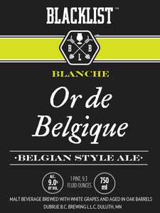 Blacklist Or'd Belgique Blanche