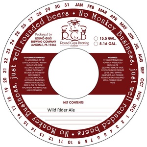 Wild Rider Ale January 2013