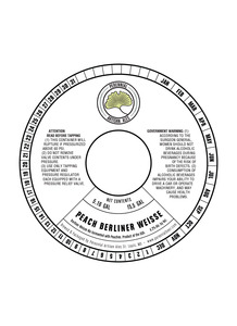 Perennial Artisan Ales Peach Berliner Weisse