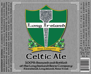 Long Ireland Beer Company Celtic Ale