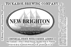 Tuckahoe Brewing Company New Brighton Coffee Stout January 2013