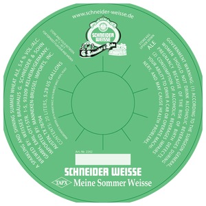 G. Schneider & Sohn Meine Sommer Weisse January 2013