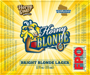 Horny Goat Brewing Co Horny Blonde January 2013
